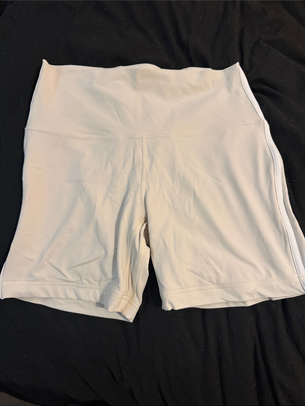 lululemon athletica Light Cream High-Rise Bike Shorts
